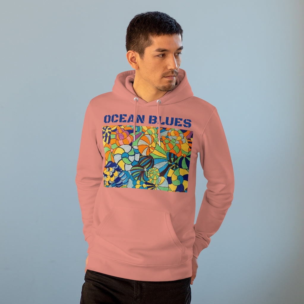 Ocean Blues Unisex Cruiser Organic Hoodie