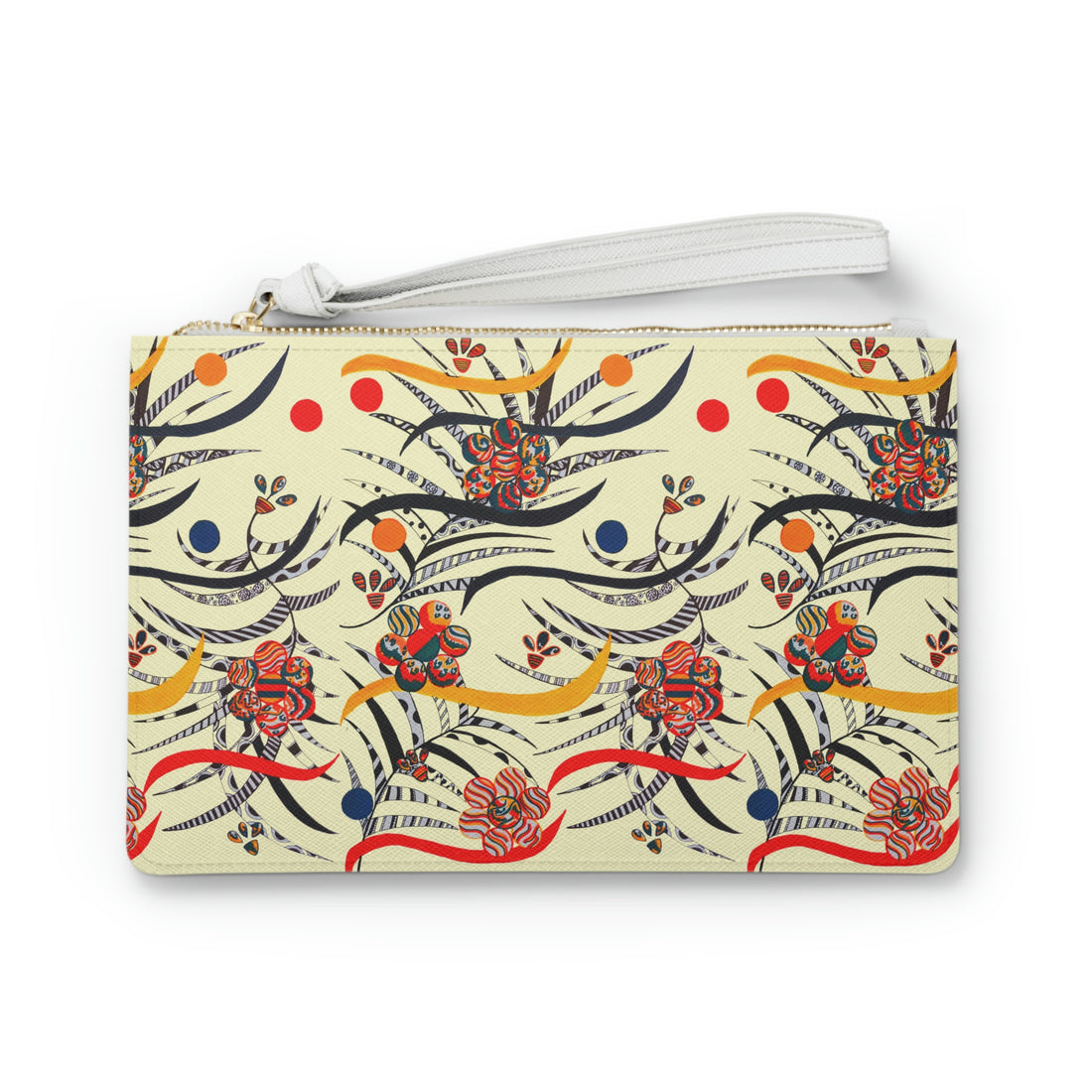 Cream Wilderness Clutch Bag