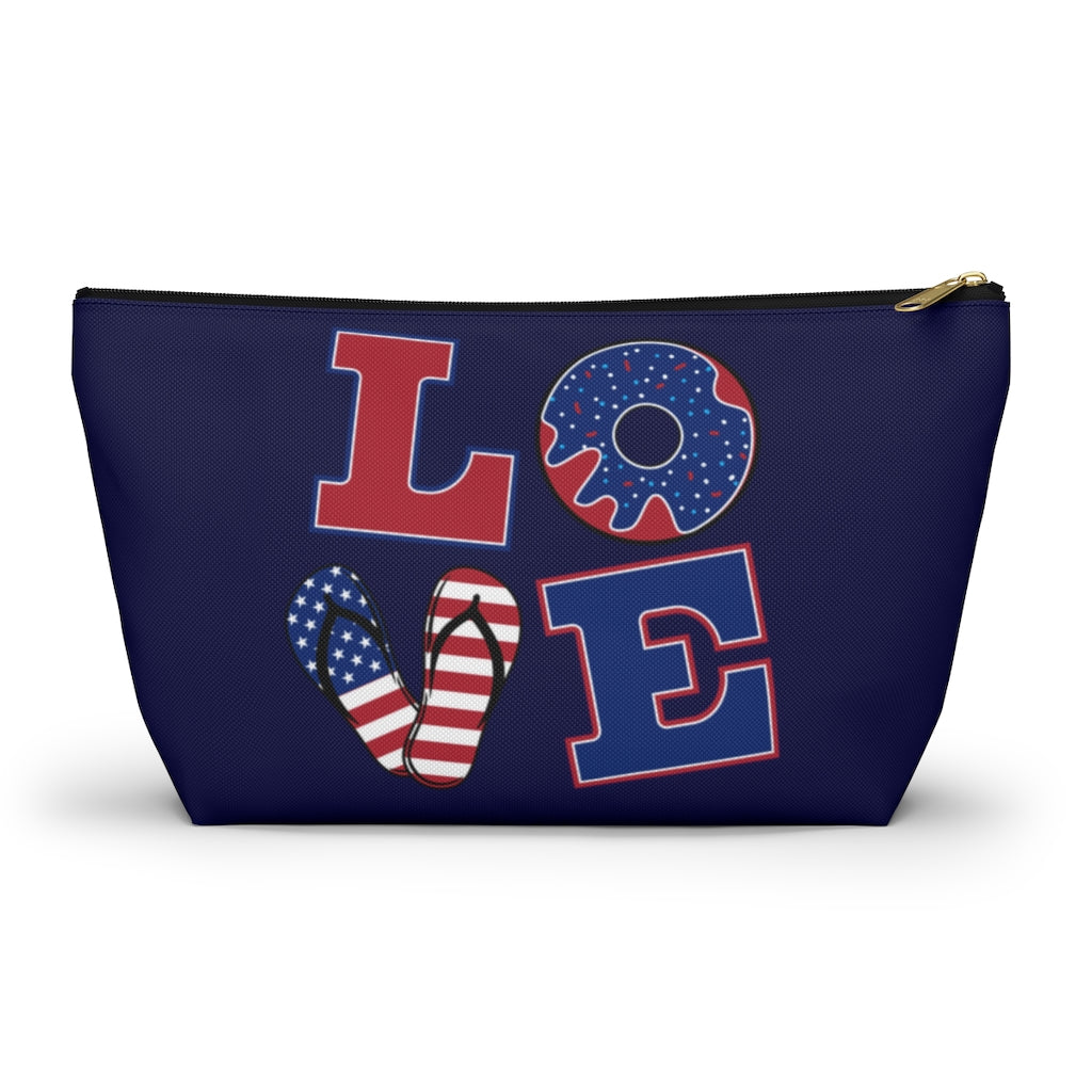 Love Navy Accessory Pouch