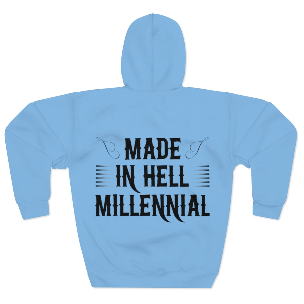 Millennial Pullover Sky Blue Hoodie