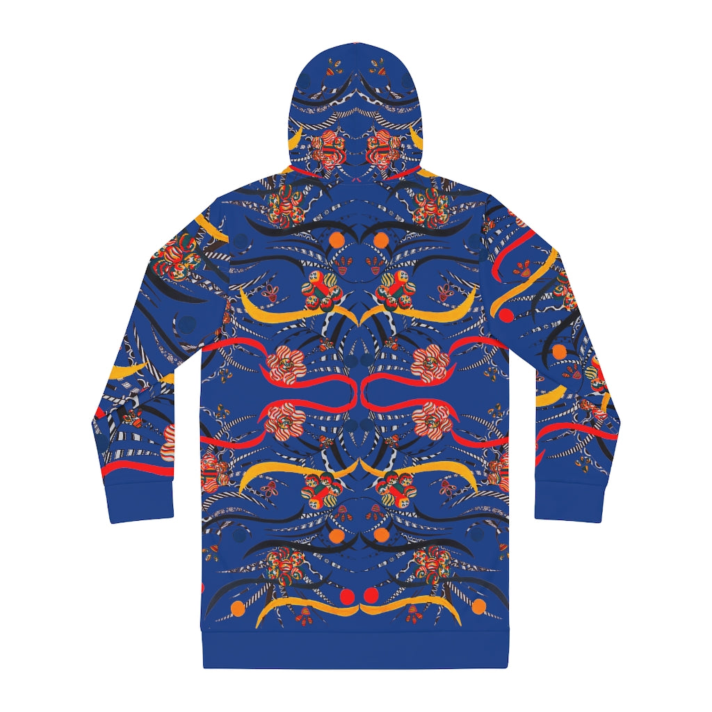 Blue Wilderness Hoodie Dress (AOP)