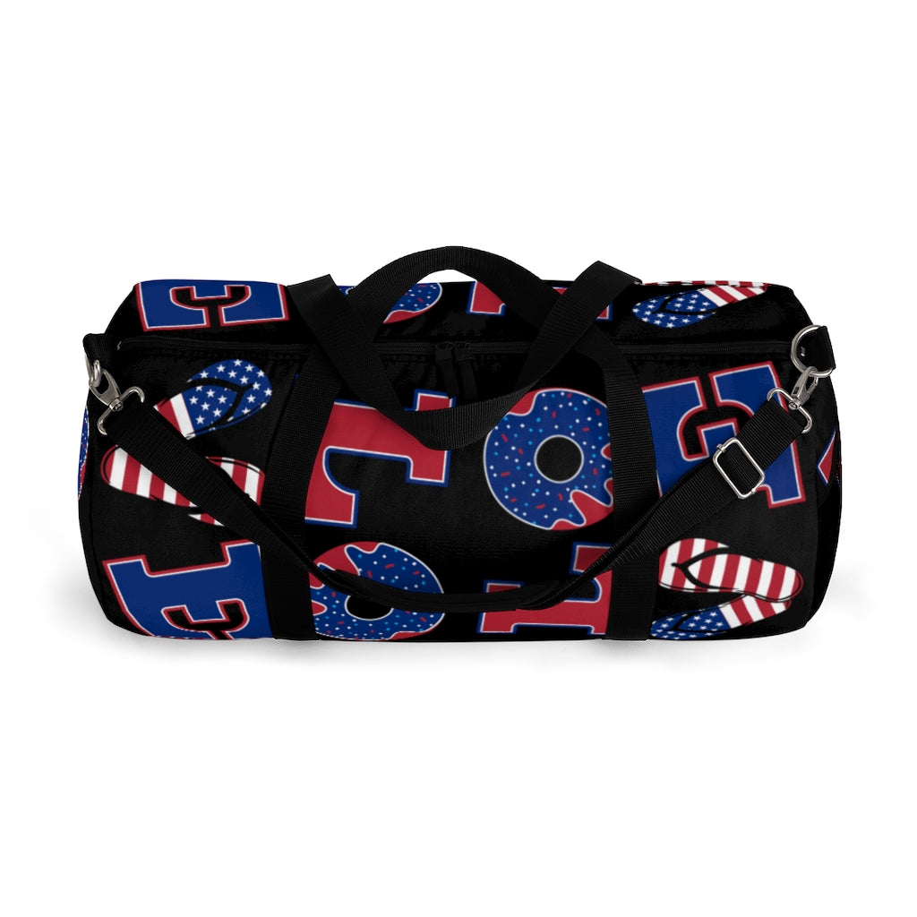 American Love Black Duffel Bag