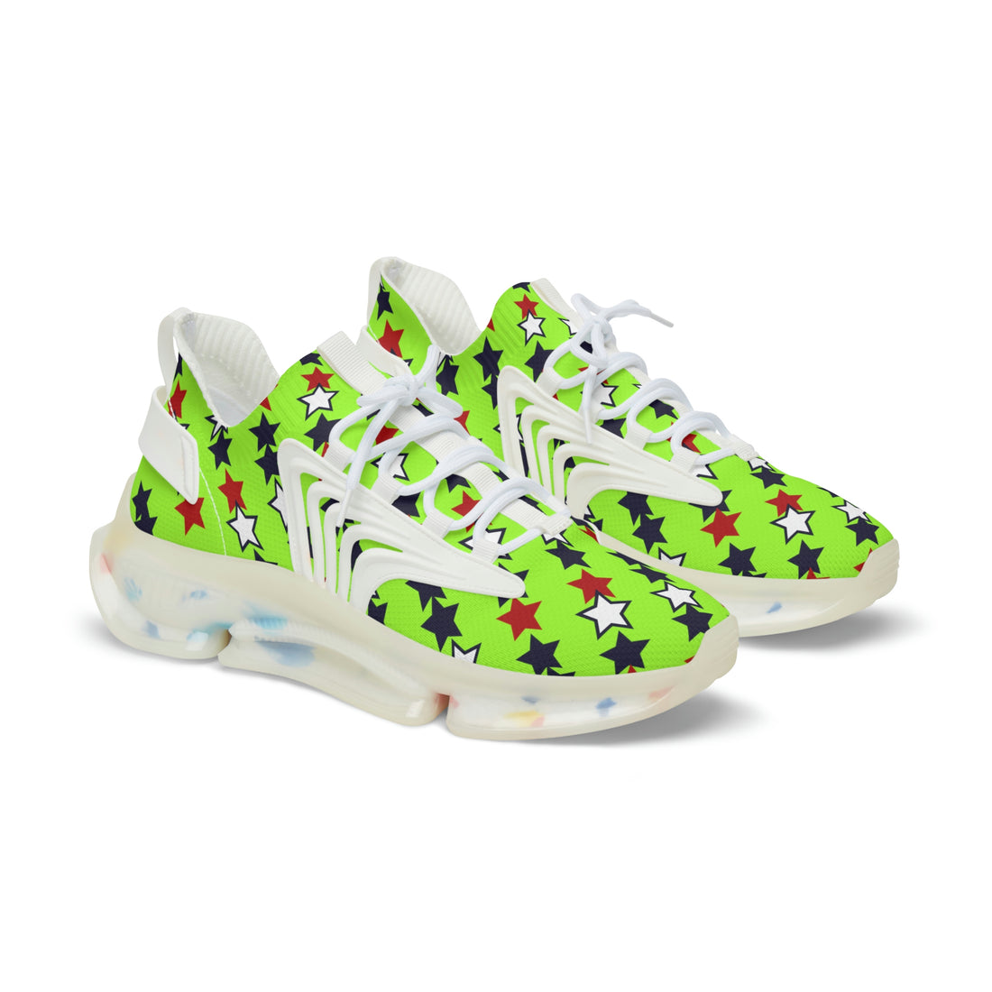 Lime Starboy OTT Men's Mesh Knit Sneakers