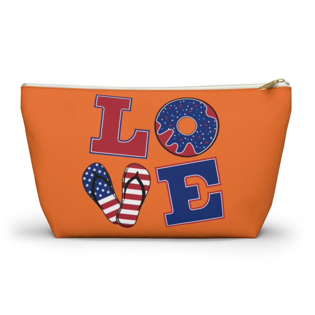 Love Orange Accessory Pouch