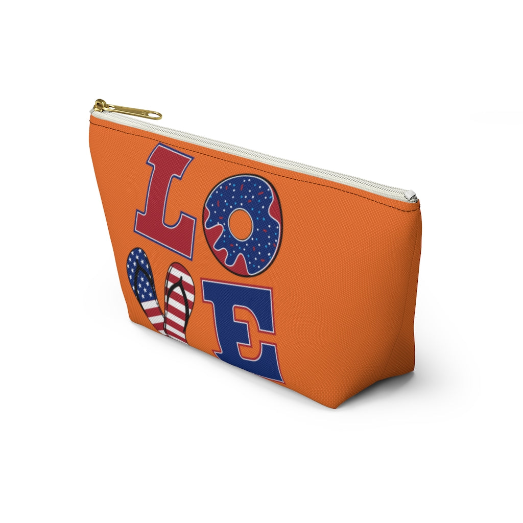 Love Orange Accessory Pouch