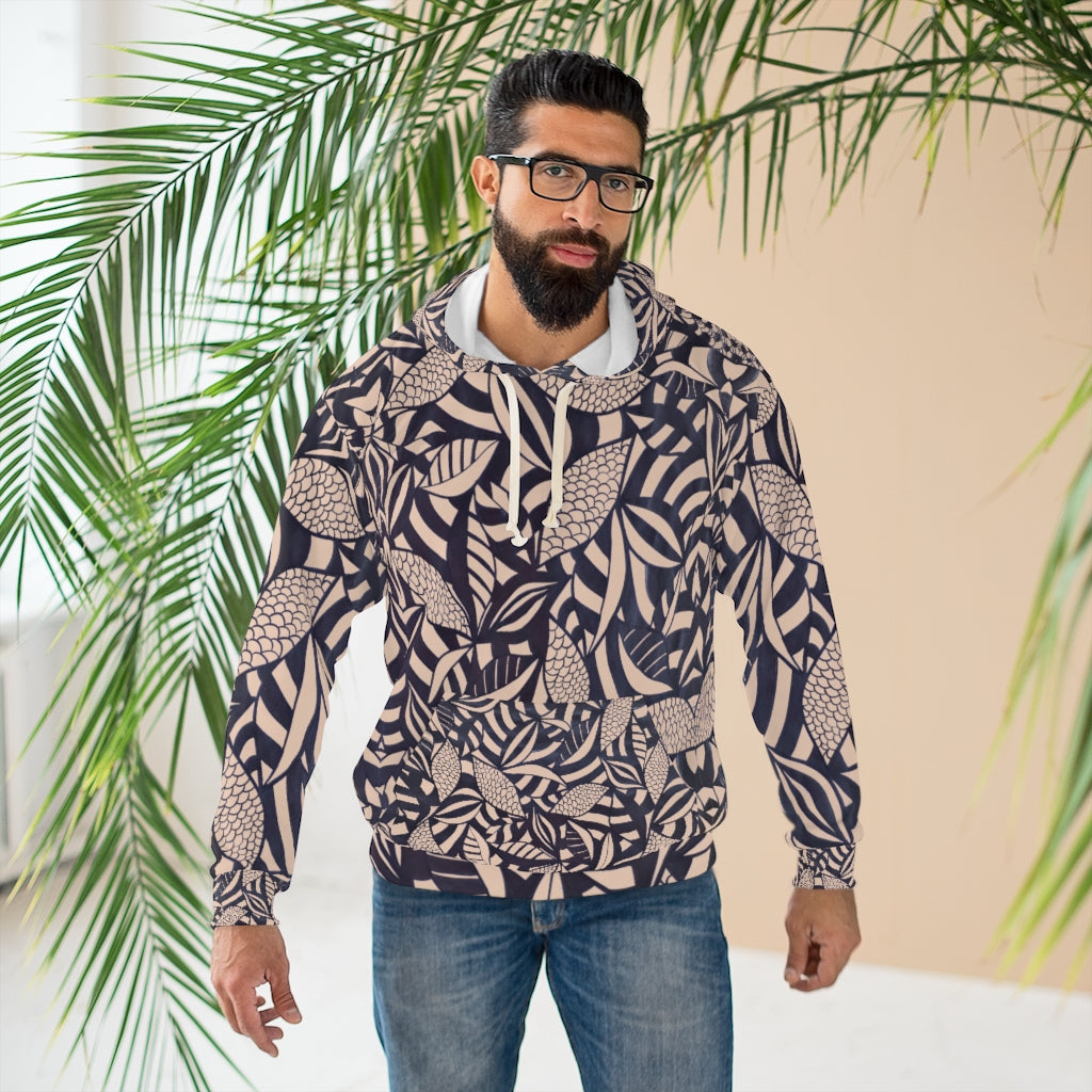 Unisex Tropical Minimalist Tint Pullover Hoodie