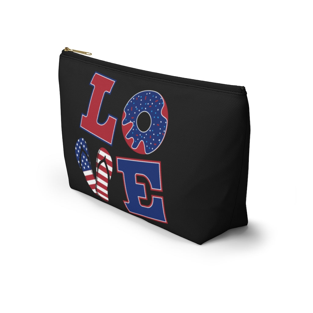 Love Black Accessory Pouch
