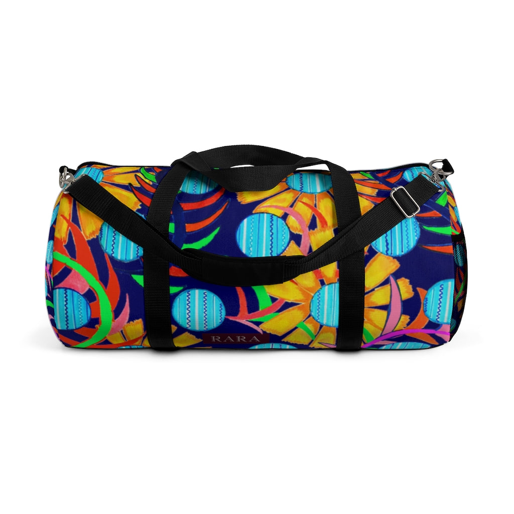 Sunflower Navy Blue Duffel Bag
