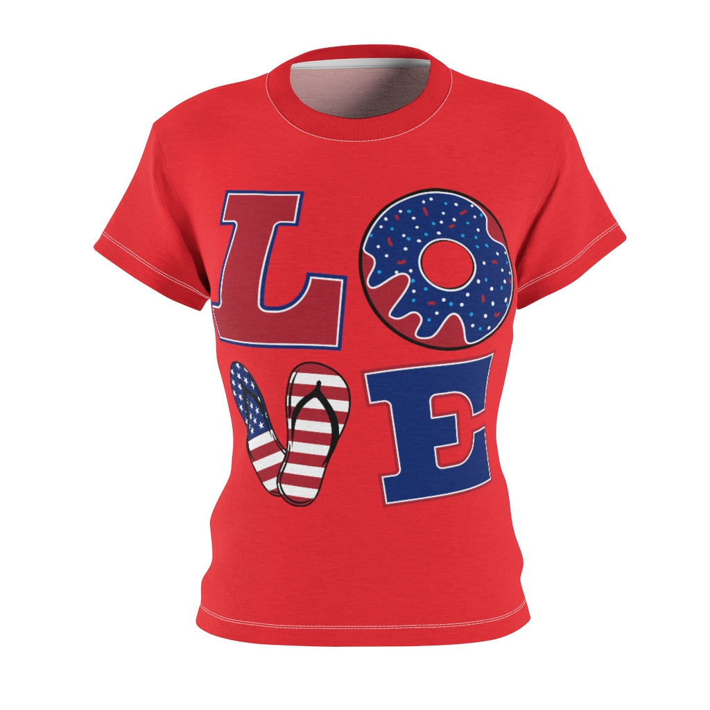 L.O.V.E. 'merica Red T-Shirt
