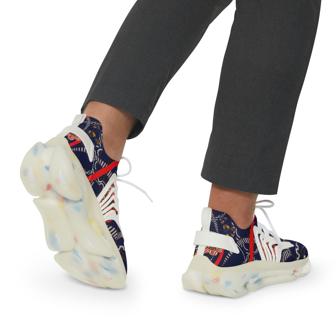 Ink Wildly Wicked OTT Men's Mesh Knit Sneakers