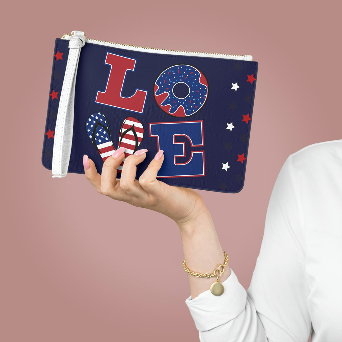 Ink American Love Clutch Bag