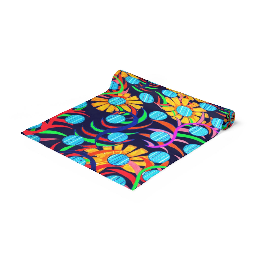 Sunflower Ink Table Runner