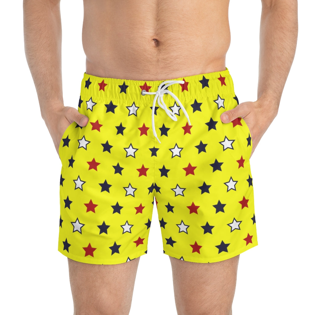 Men's Starboy Canary Swimming Trunks