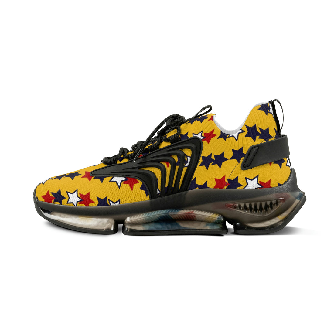 Yellow Starboy OTT Men's Mesh Knit Sneakers