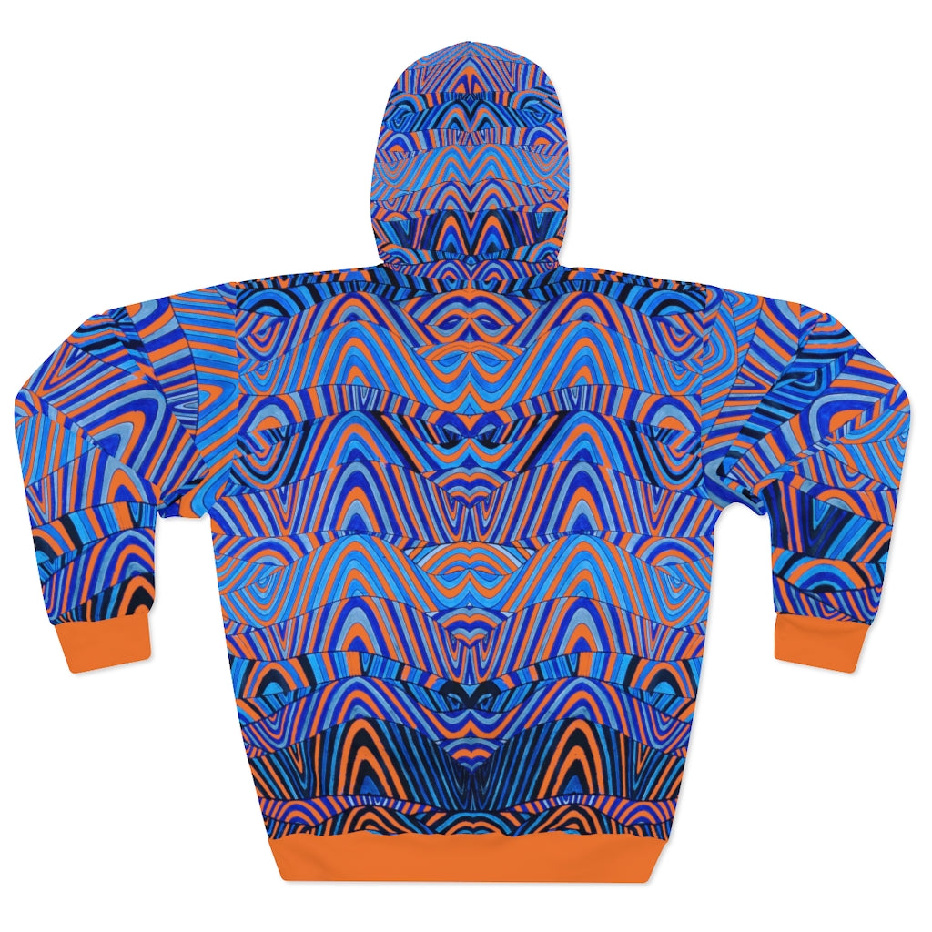 Orange Sonic Unisex Pullover Hoodie