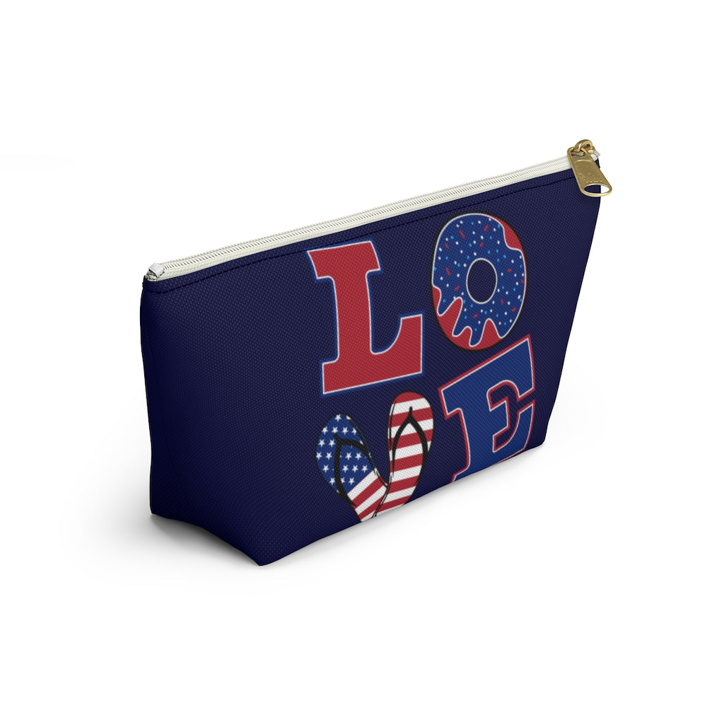 Love Navy Accessory Pouch
