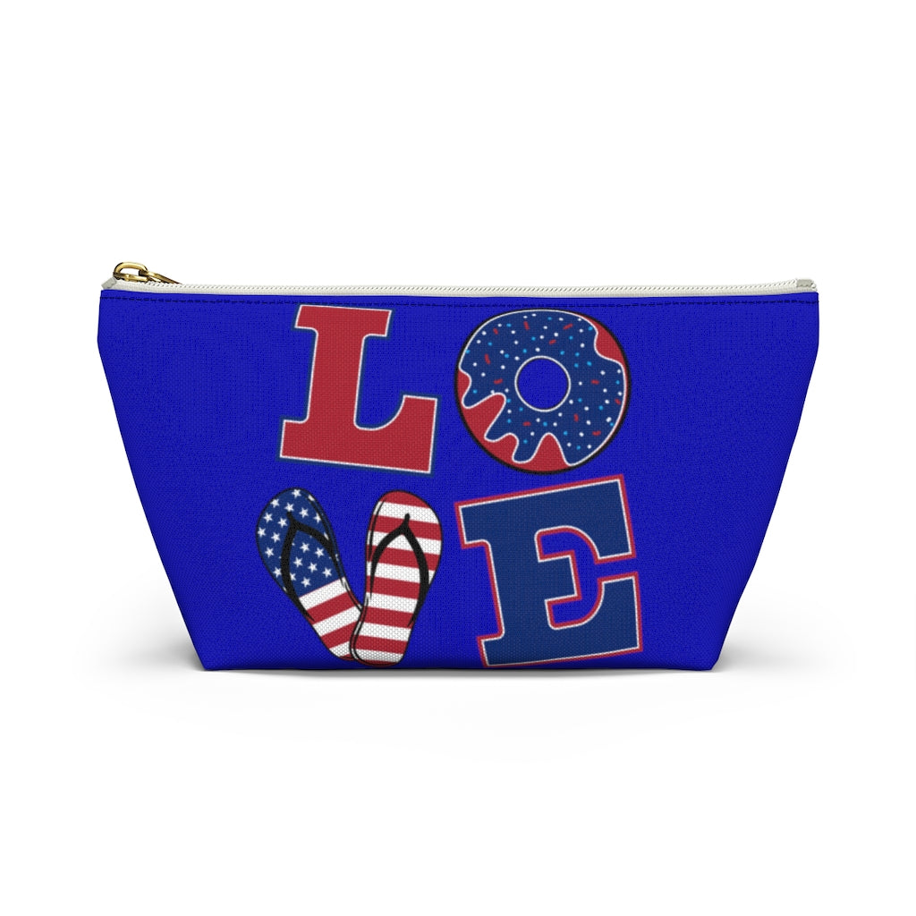 Love Blue Accessory Pouch