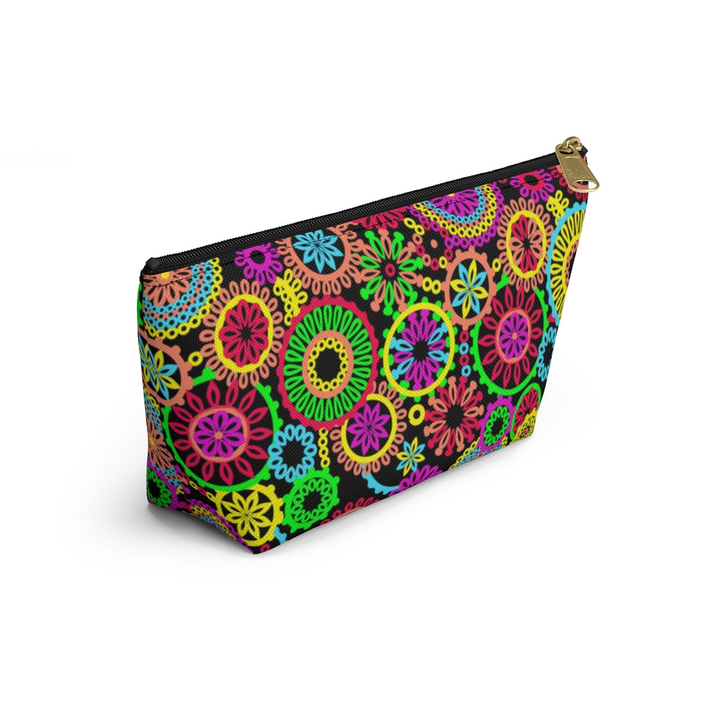 The 70's Vibe Black Accessory Pouch