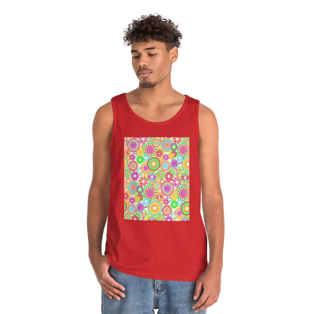 Unisex 70's Vibe Lemon Tank Top