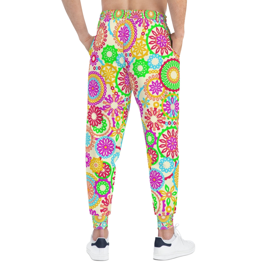 Unisex AOP 70s Lemon Joggers