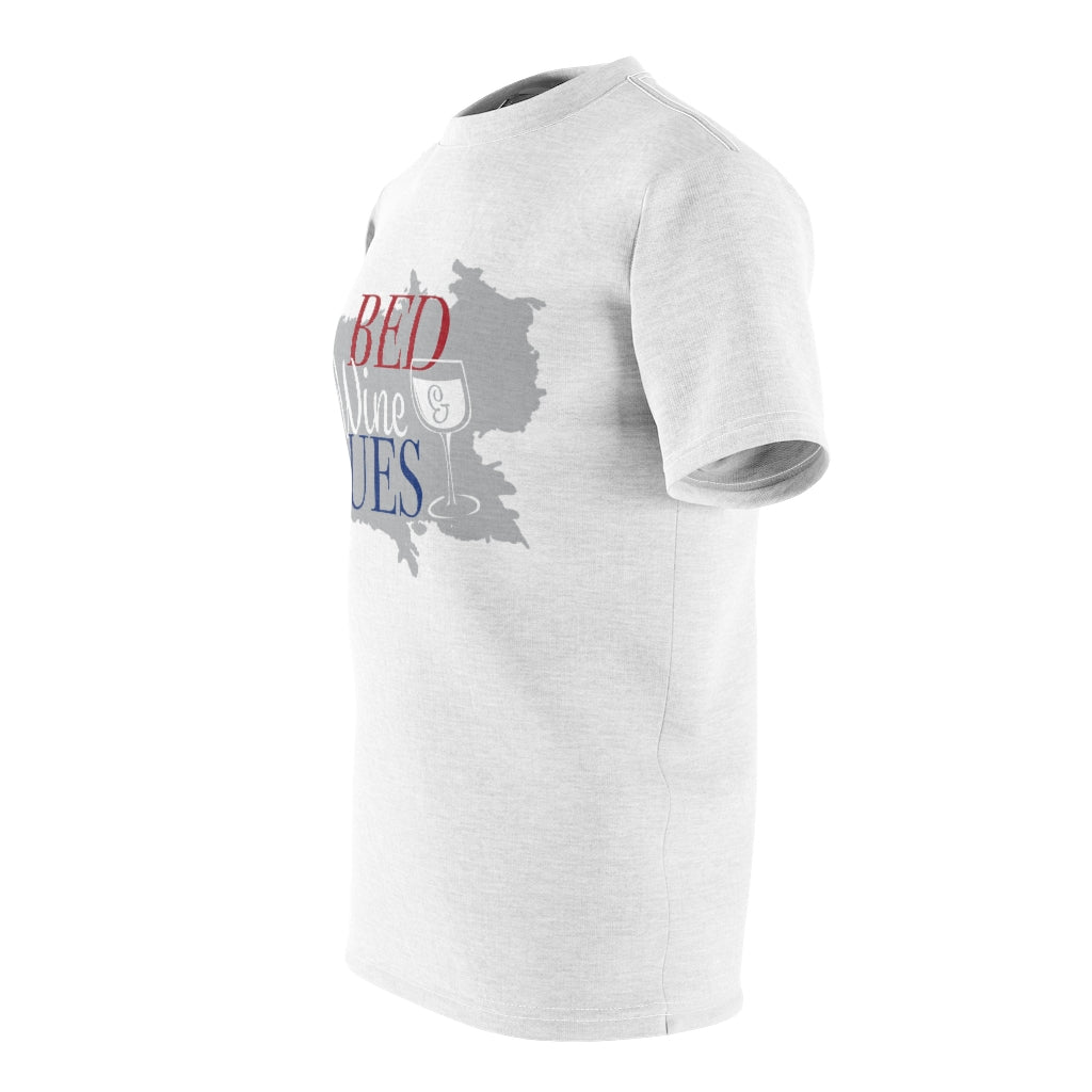 Menswear White AOP Blues Tee