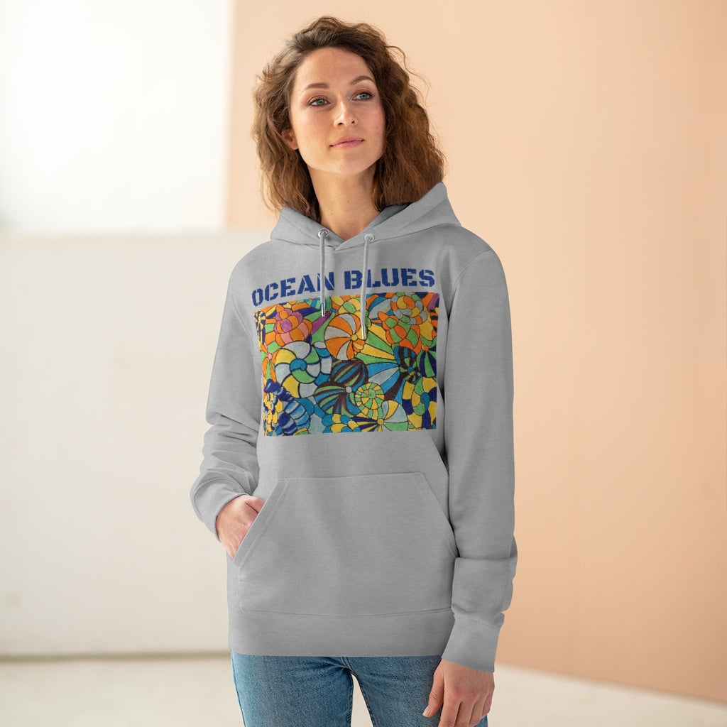Ocean Blues Unisex Cruiser Organic Hoodie
