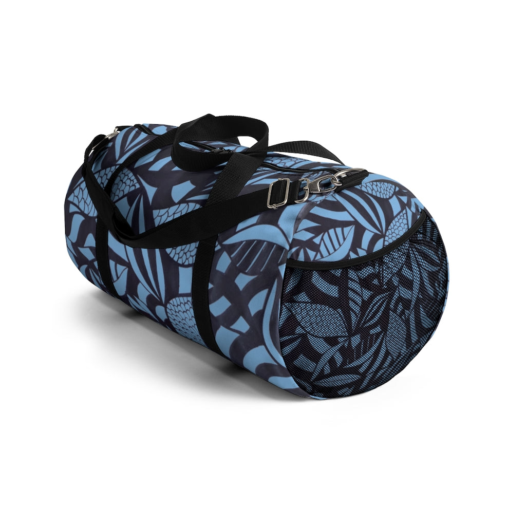 Tropical Minimalist Blue Duffel Bag