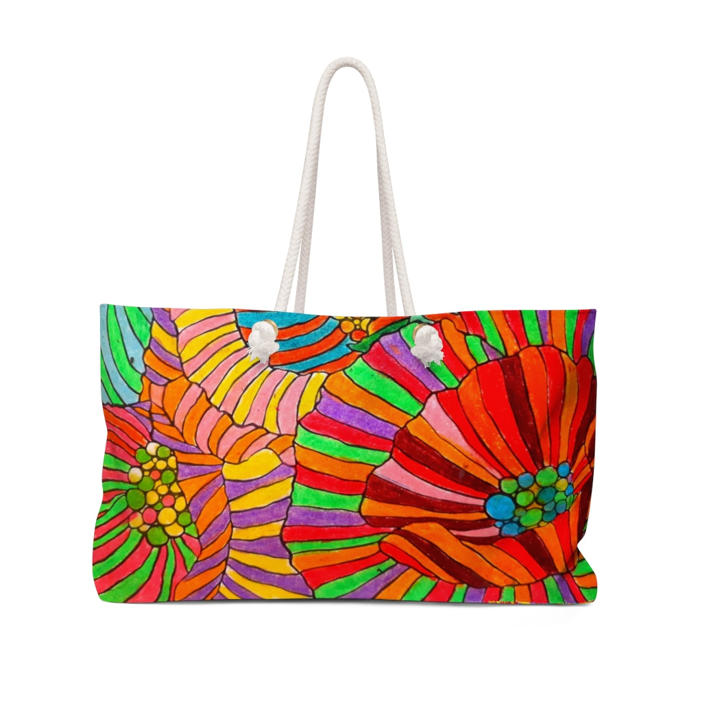 Wild Flower Open Tote Bag