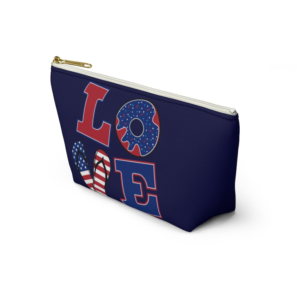 Love Navy Accessory Pouch