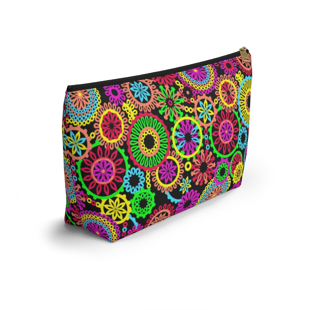 The 70's Vibe Black Accessory Pouch
