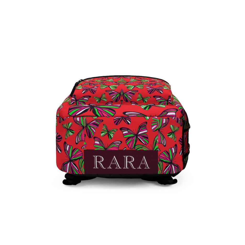 Butterflies Red Backpack