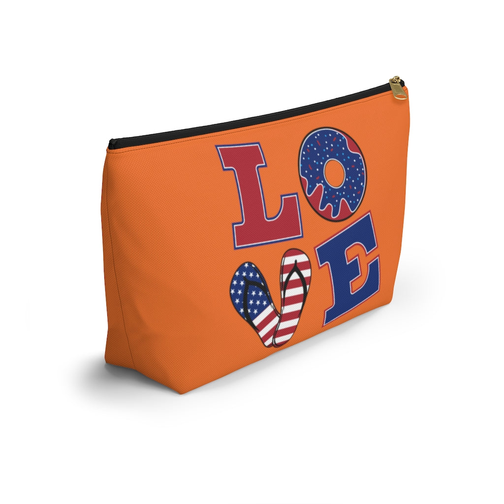 Love Orange Accessory Pouch