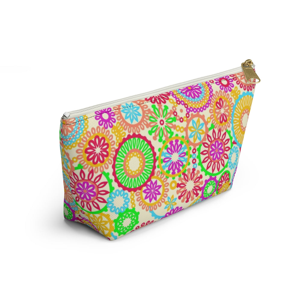 The 70's Vibe Lemon Accessory Pouch