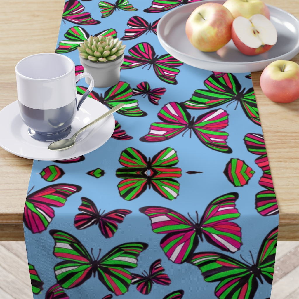 Butterflies Sky Table Runner
