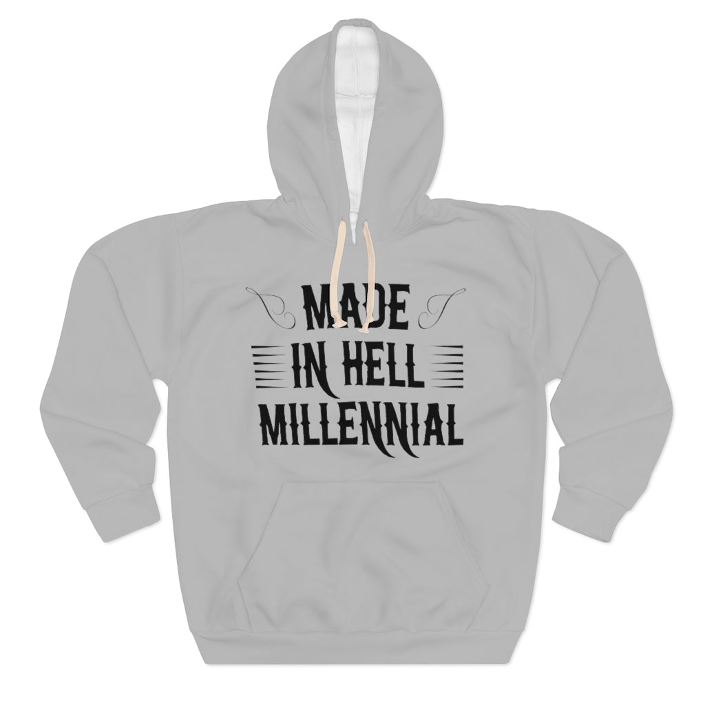 Millennial Pullover Grey Hoodie