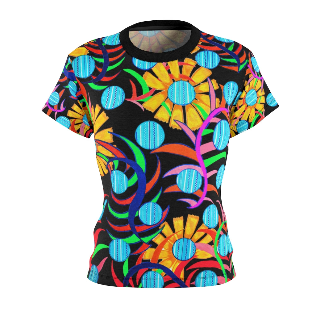 Sunflower AOP Black T-shirt