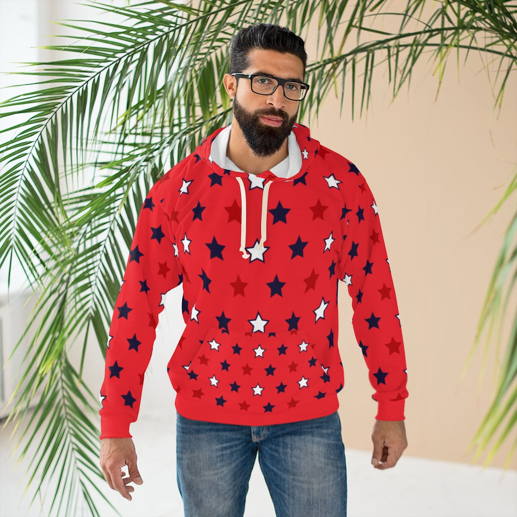 Red Star Lit Pullover Hoodie