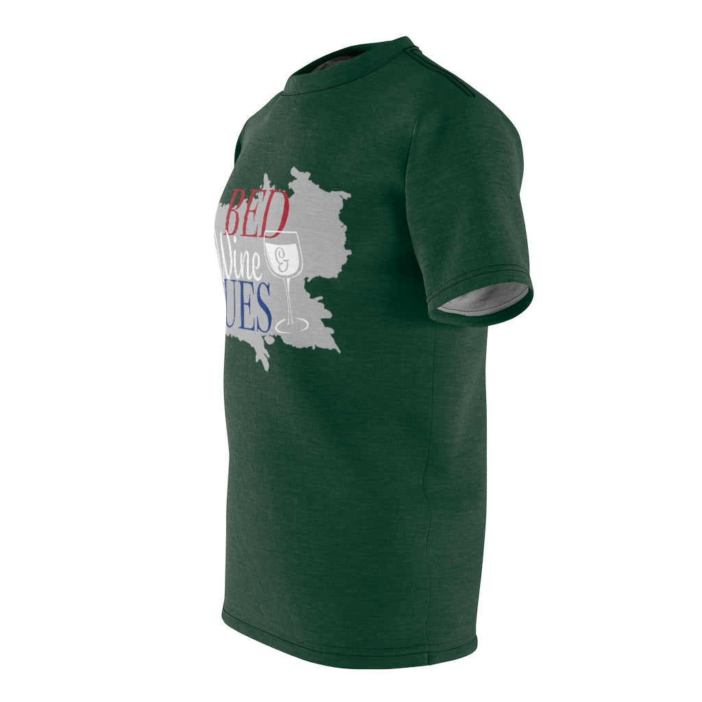 Menswear Green AOP Blues Tee