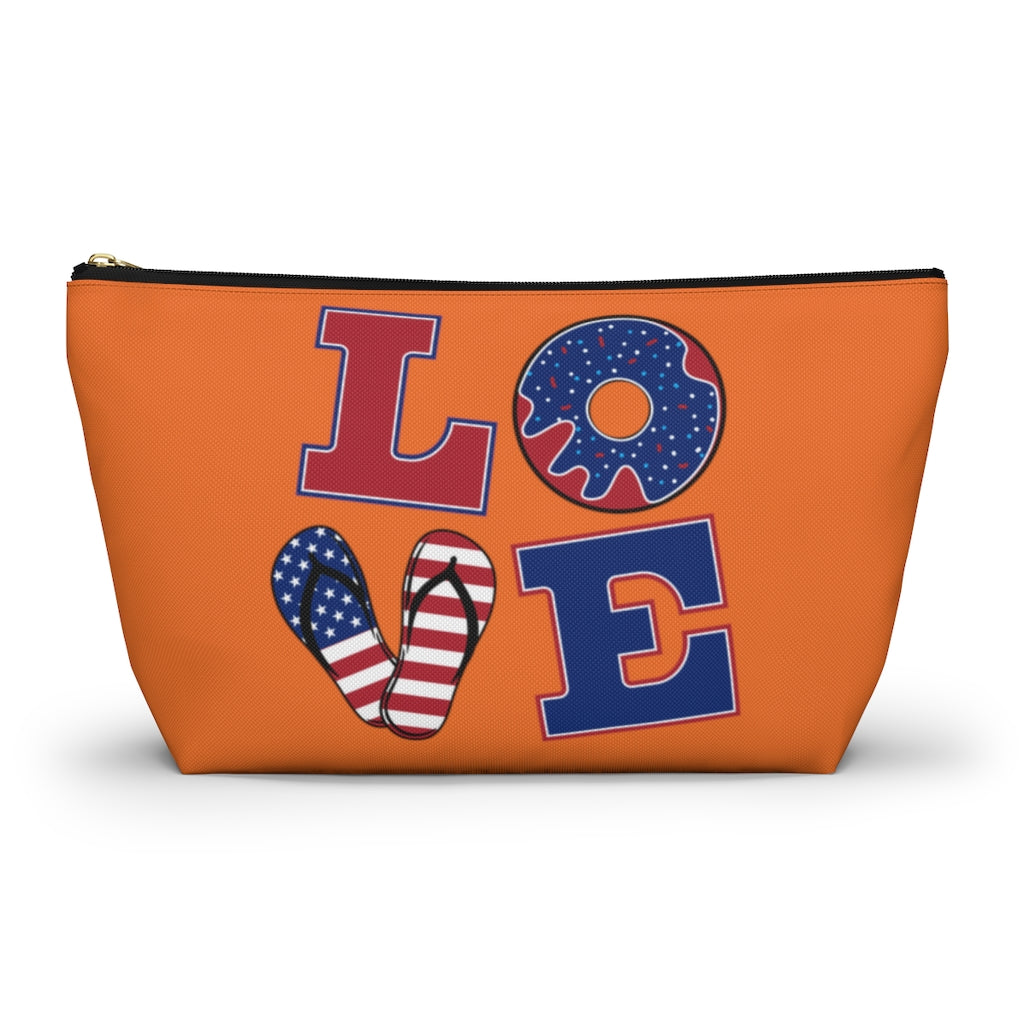 Love Orange Accessory Pouch
