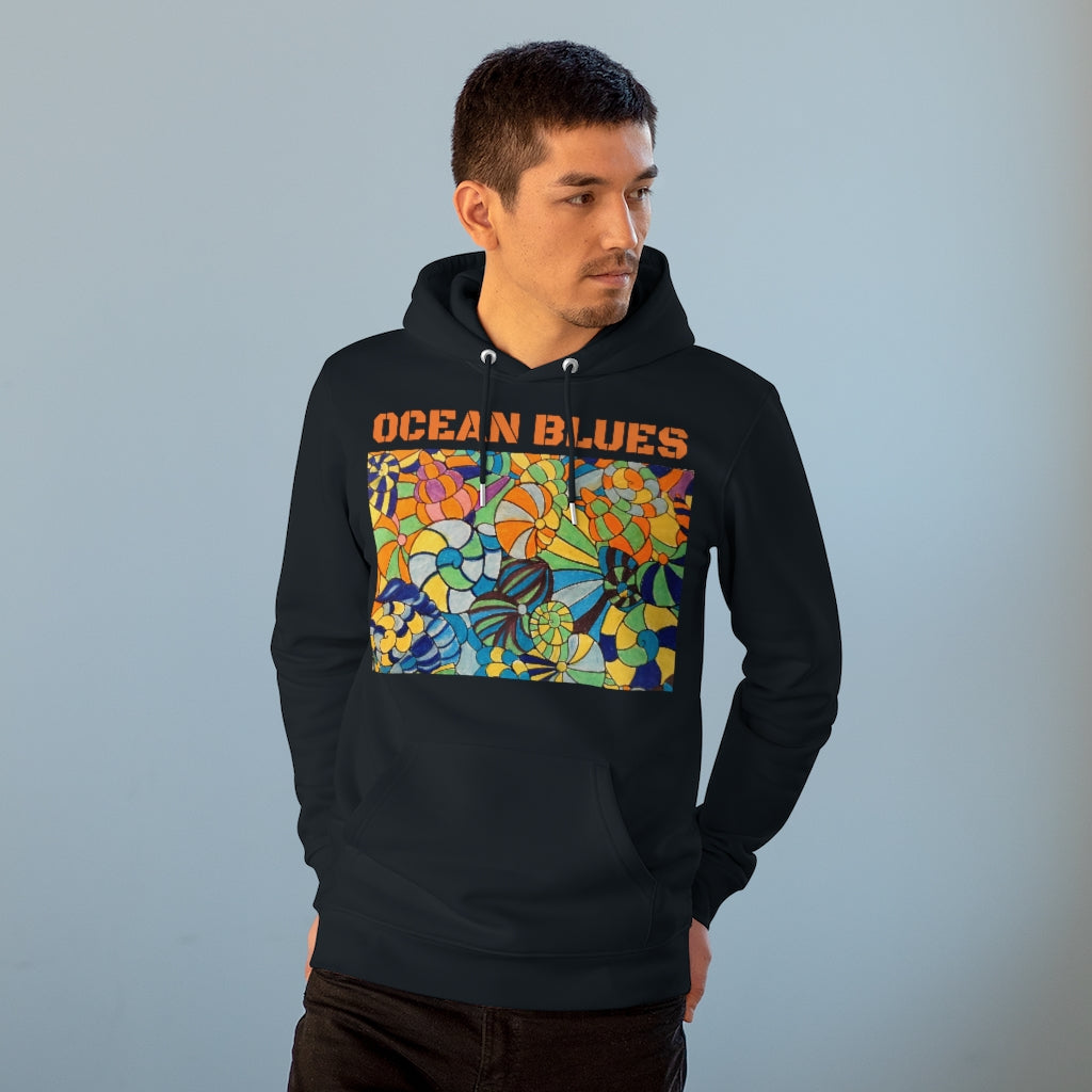 Ocean Blues Unisex Cruiser Organic Hoodie