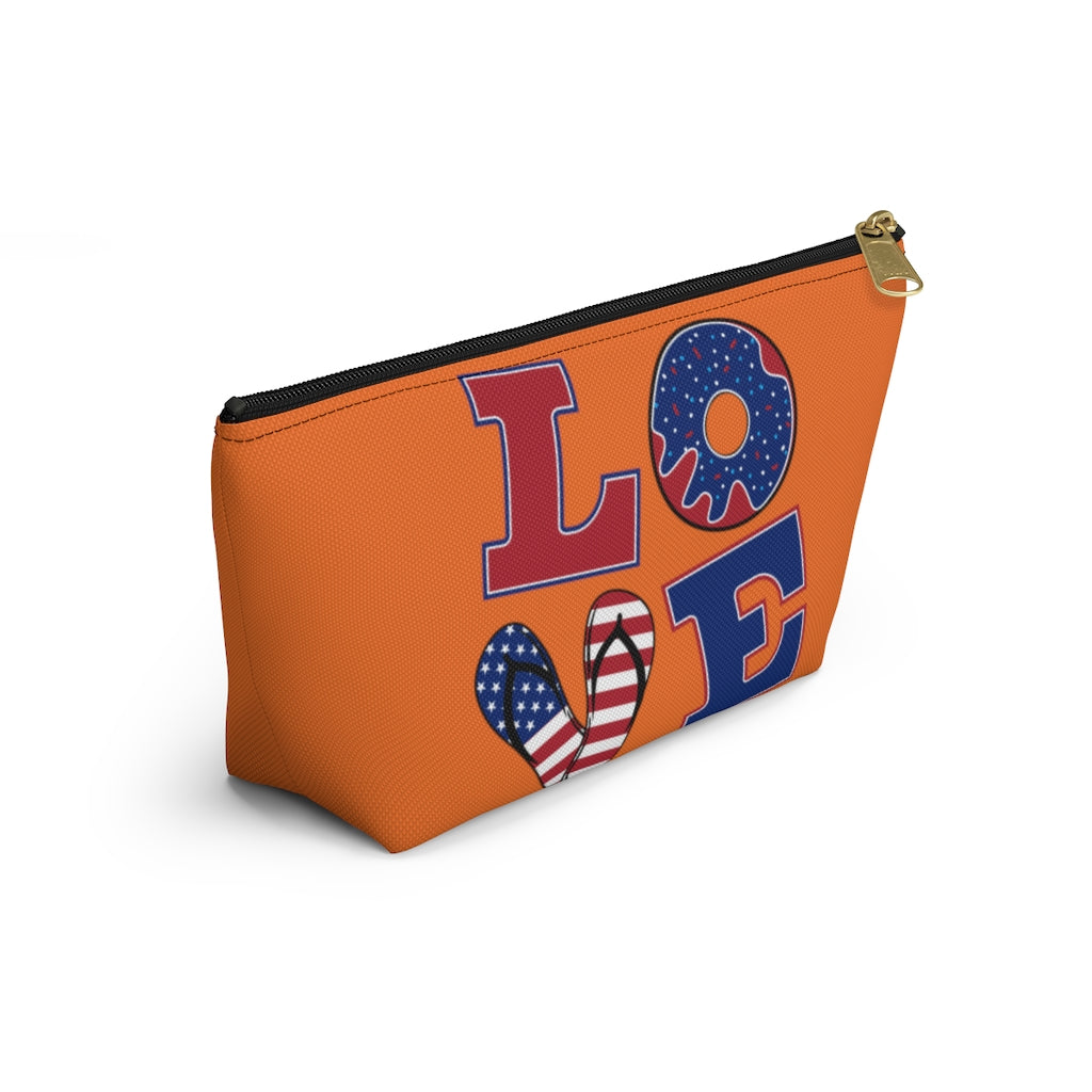 Love Orange Accessory Pouch