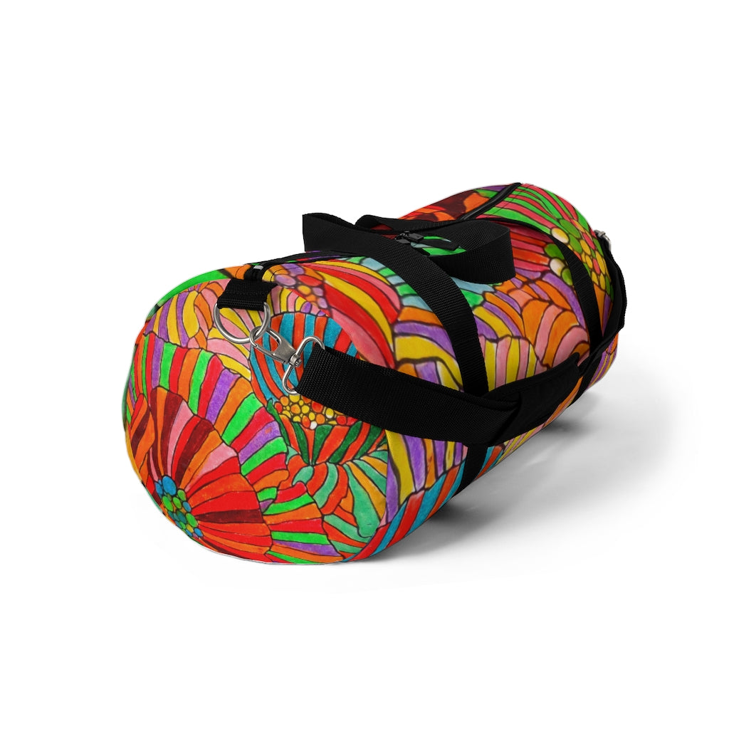 Wild Flower Hearts Duffel Bag