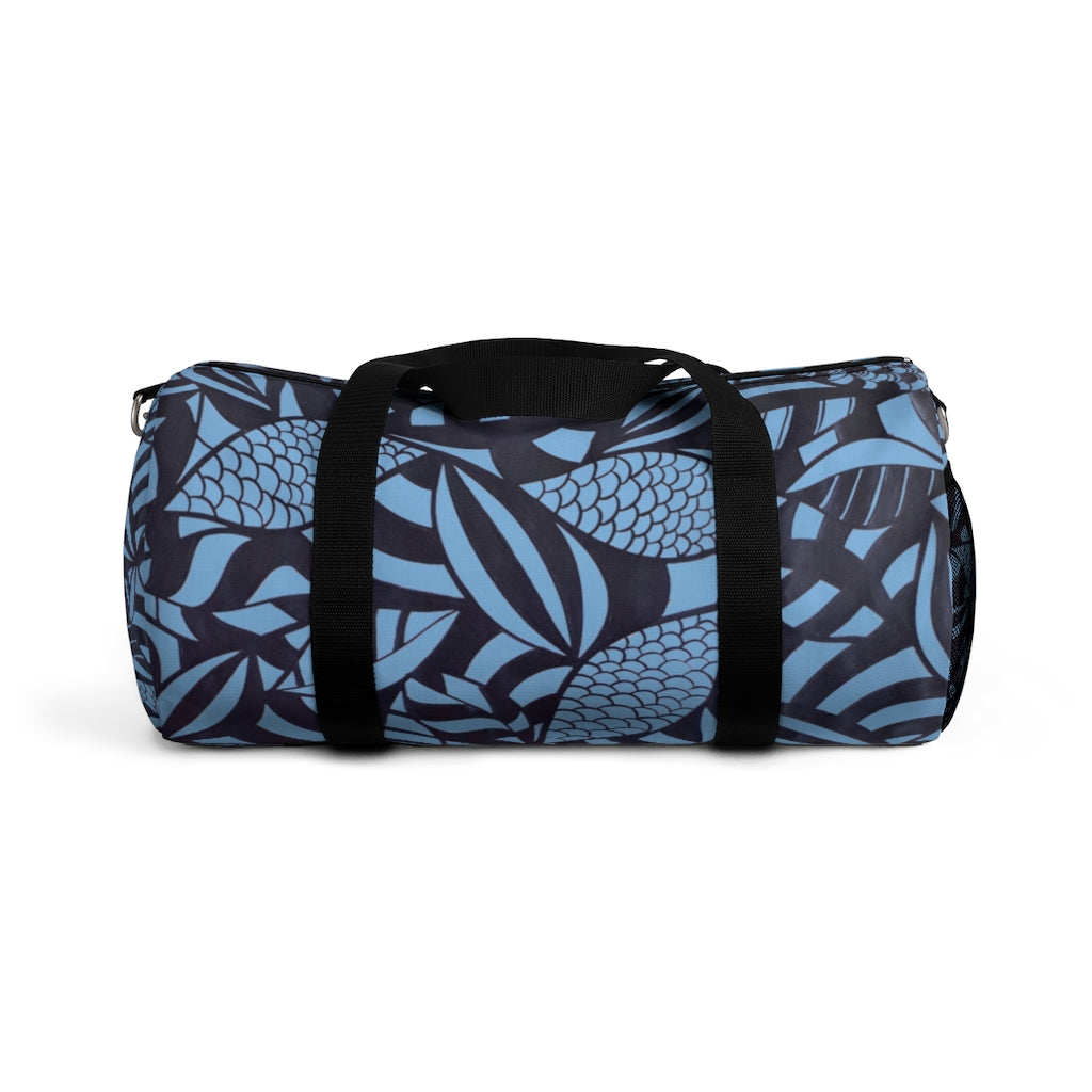 Tropical Minimalist Blue Duffel Bag