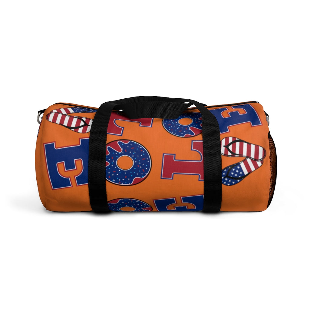 American Love Orange Duffel Bag