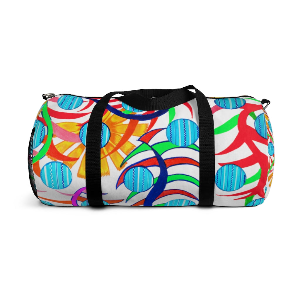 Sunflower Jet White Duffel Bag