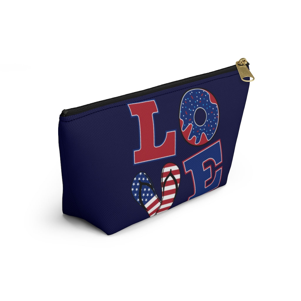 Love Navy Accessory Pouch
