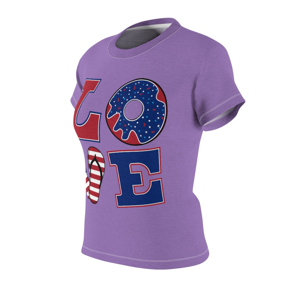 L.O.V.E. 'merica Lilac T-Shirt
