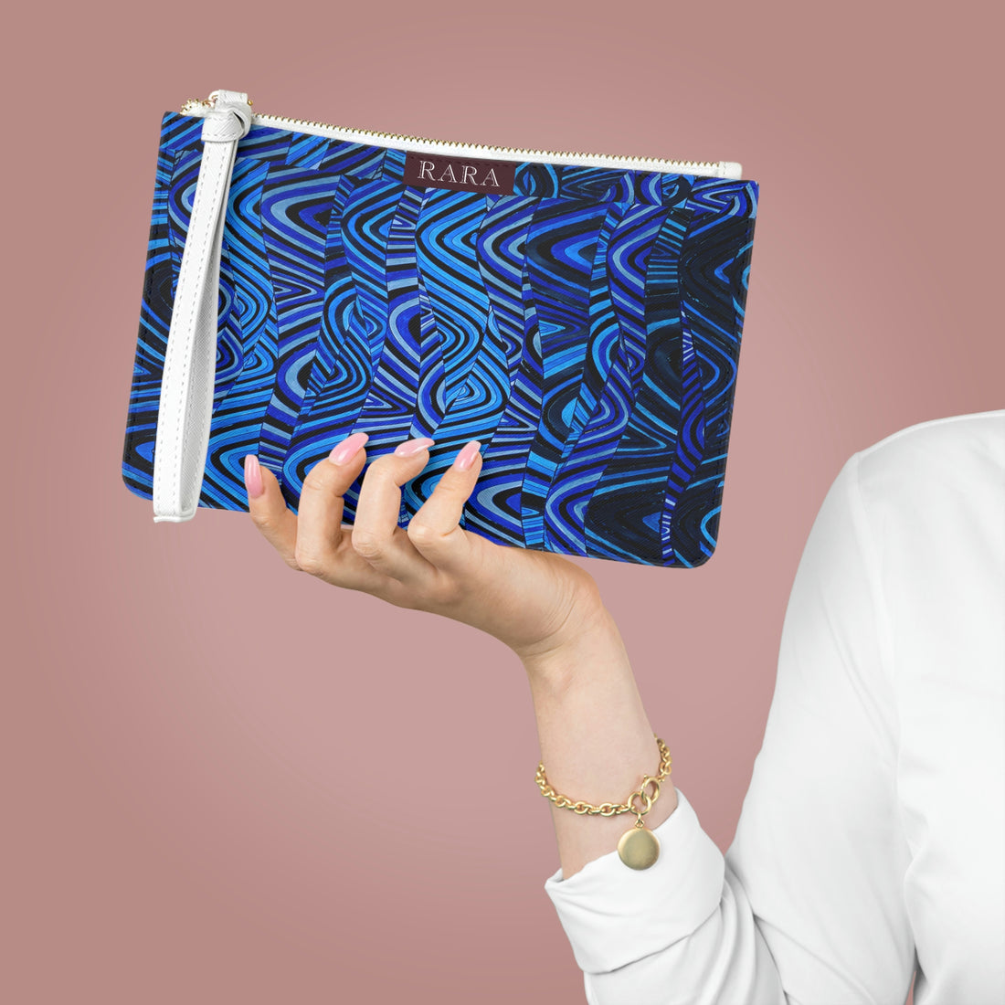 Black Sonic Clutch Bag