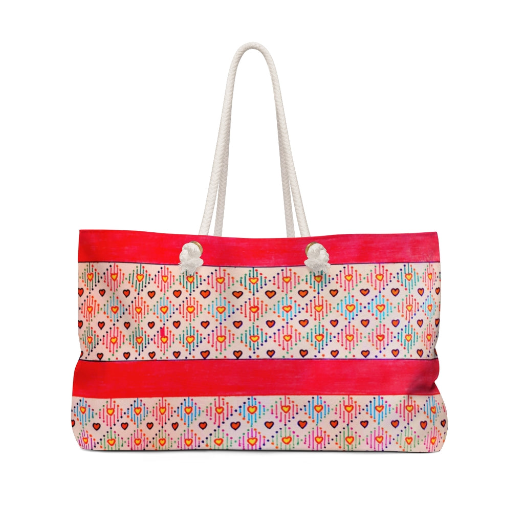 Sweet Heart Weekender Tote Bag