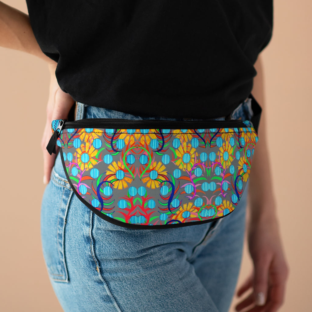 Sunflower Grey Fanny Pack